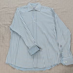 Bugatchi Shaped Fit Long Sleeve Shirt - L